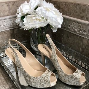 Heels with a peep toe